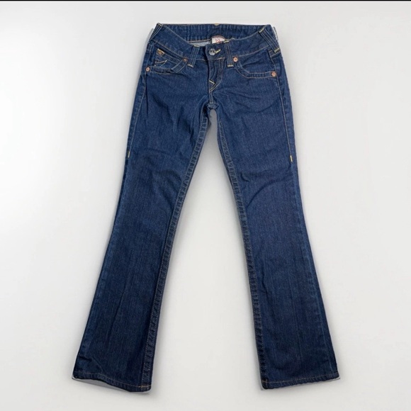 Vintage True Religion Women's Jeans sz 25 Low Rise Becky Bootcut Made in USA - Picture 1 of 13